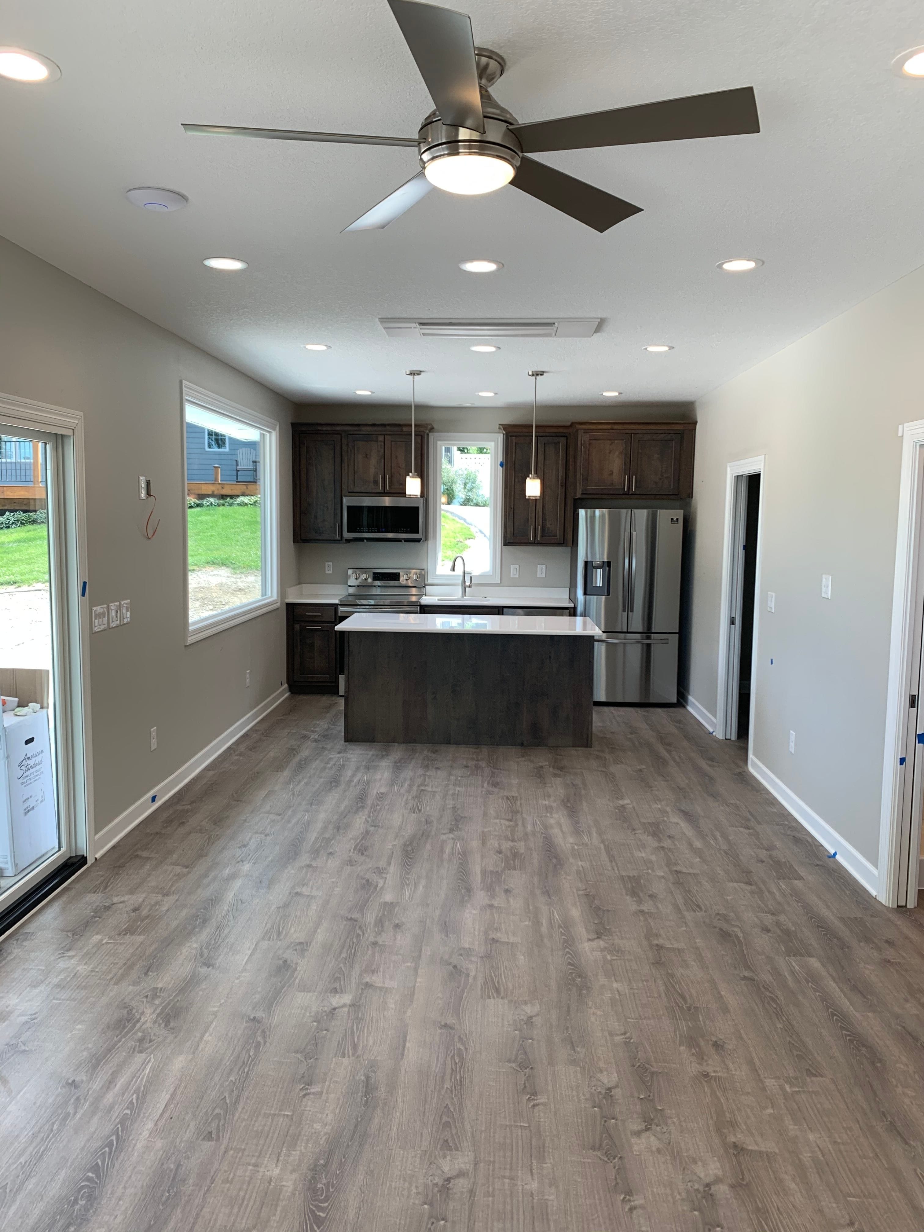 Keeling Pool House Kitchen Area